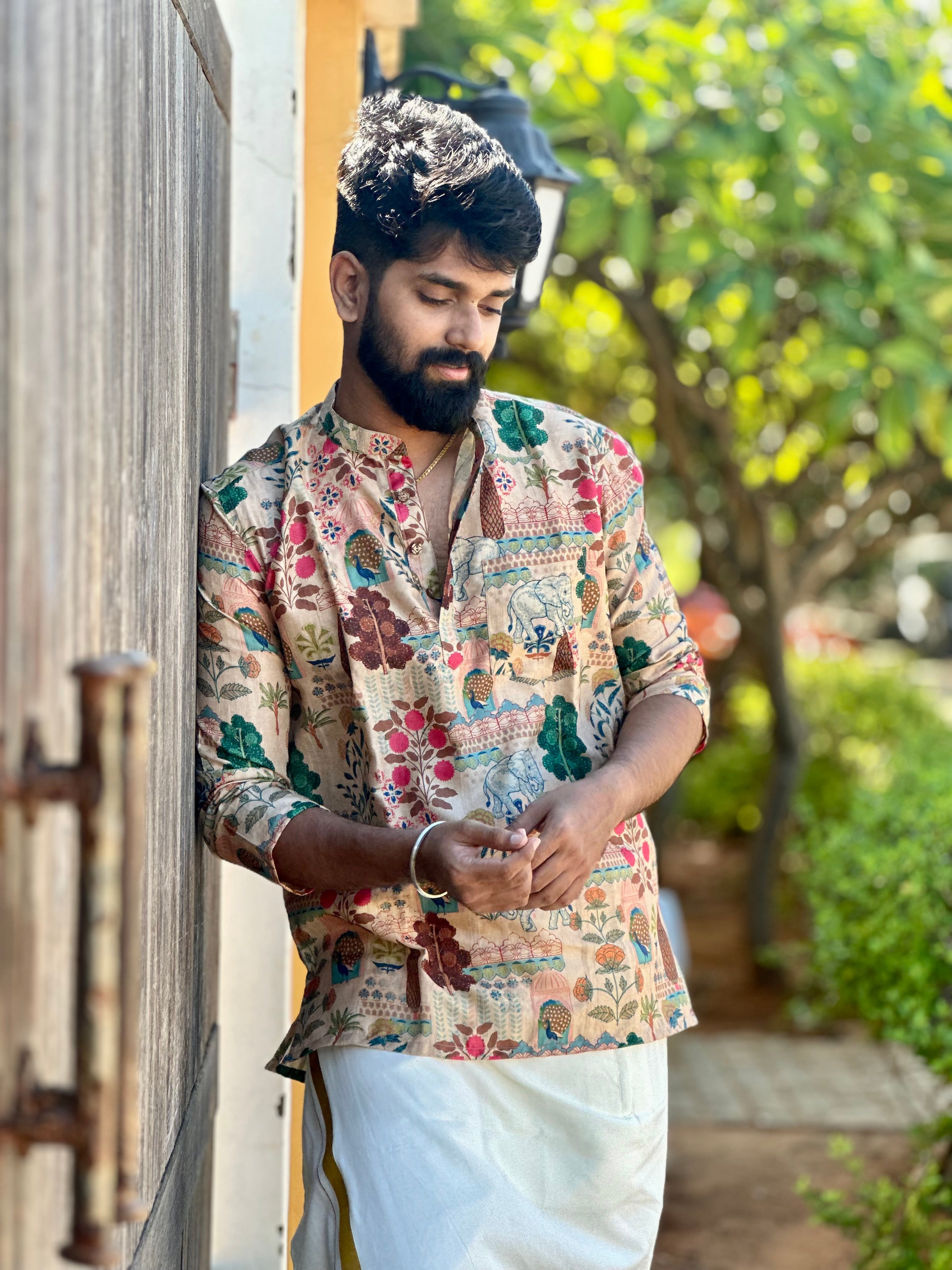 DHRUV - Pichwai Mughal Kurta