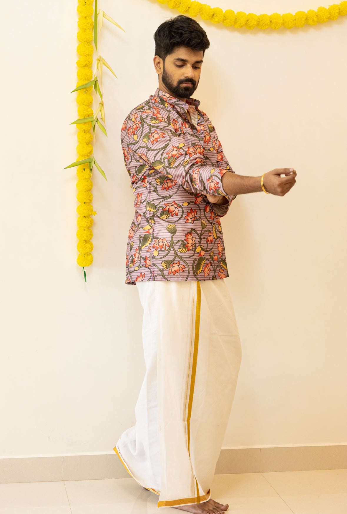 DHRUV - Floral Purple