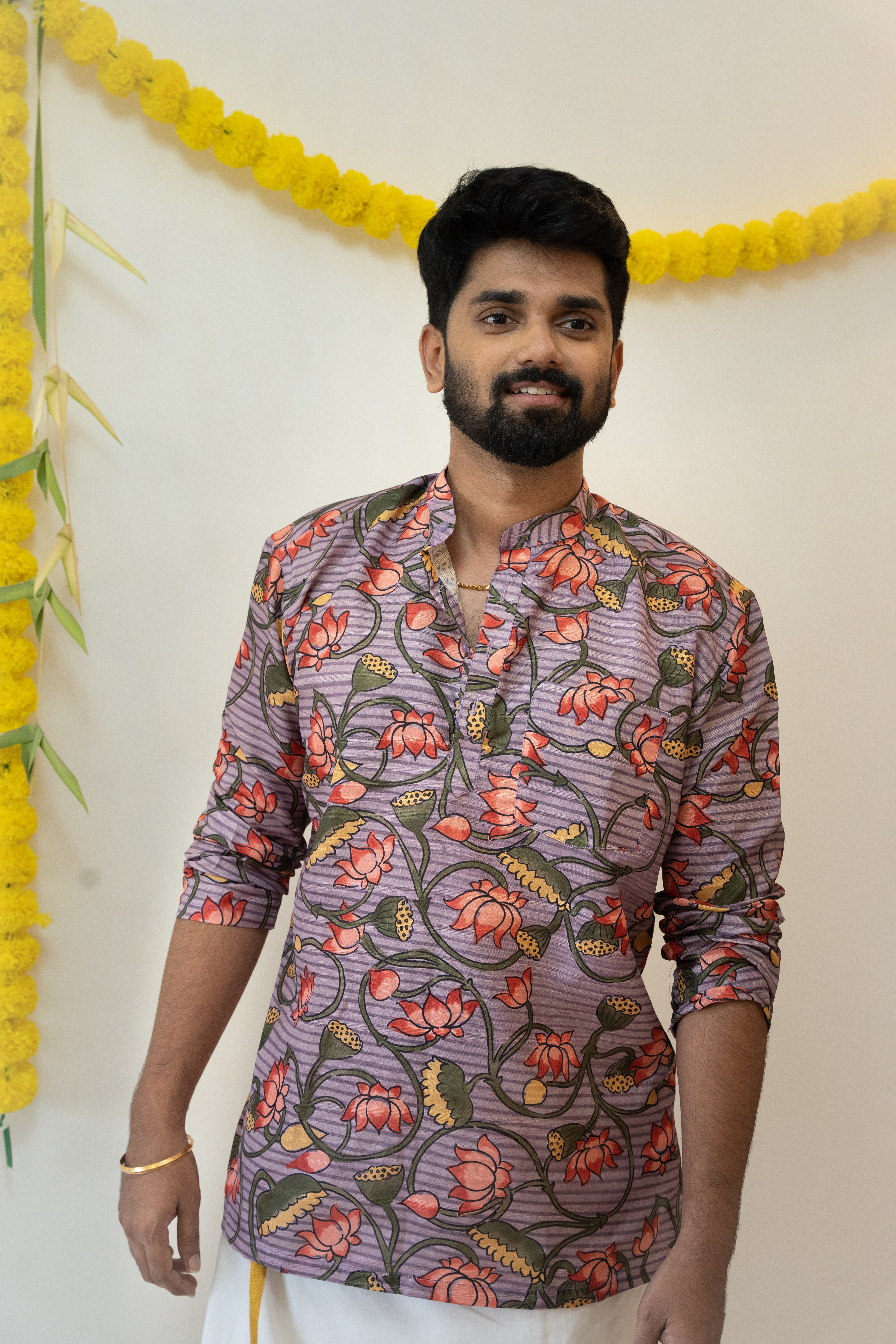 DHRUV - Floral Purple