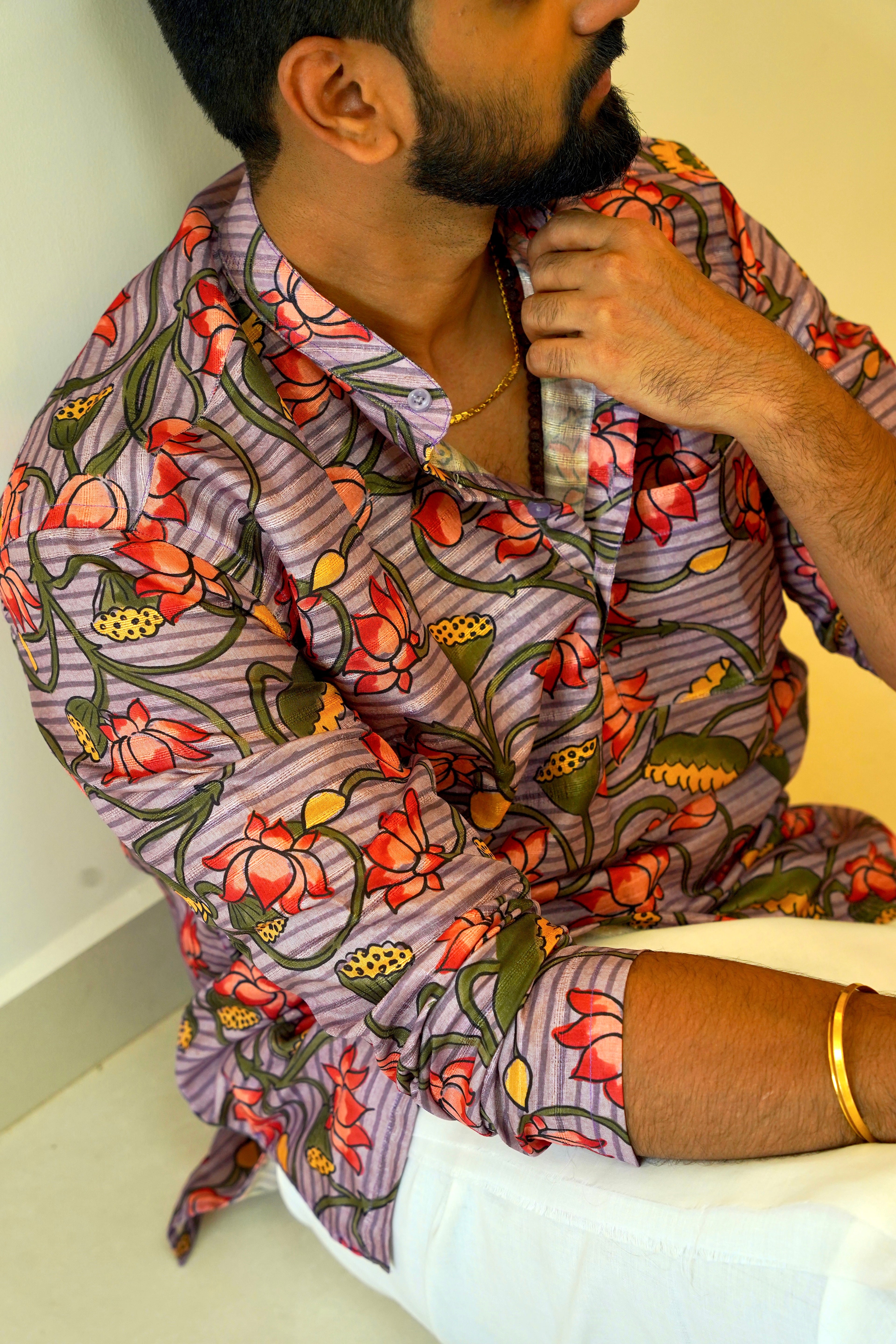 DHRUV - Floral Purple
