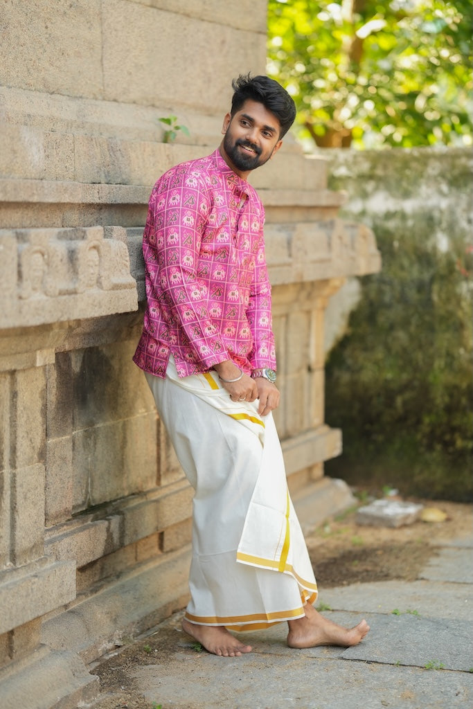 Arsh -  Pink Ikat Yanai | Kilie