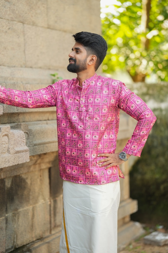 Arsh -  Pink Ikat Yanai | Kilie