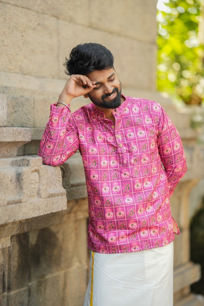 Arsh -  Pink Ikat Yanai | Kilie