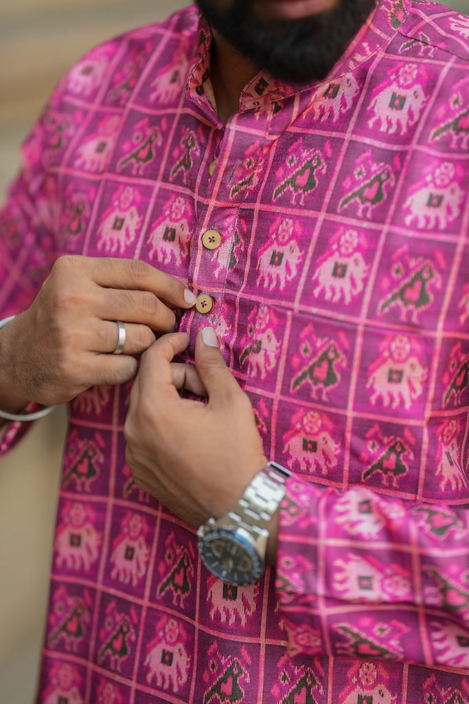 Arsh -  Pink Ikat Yanai | Kilie
