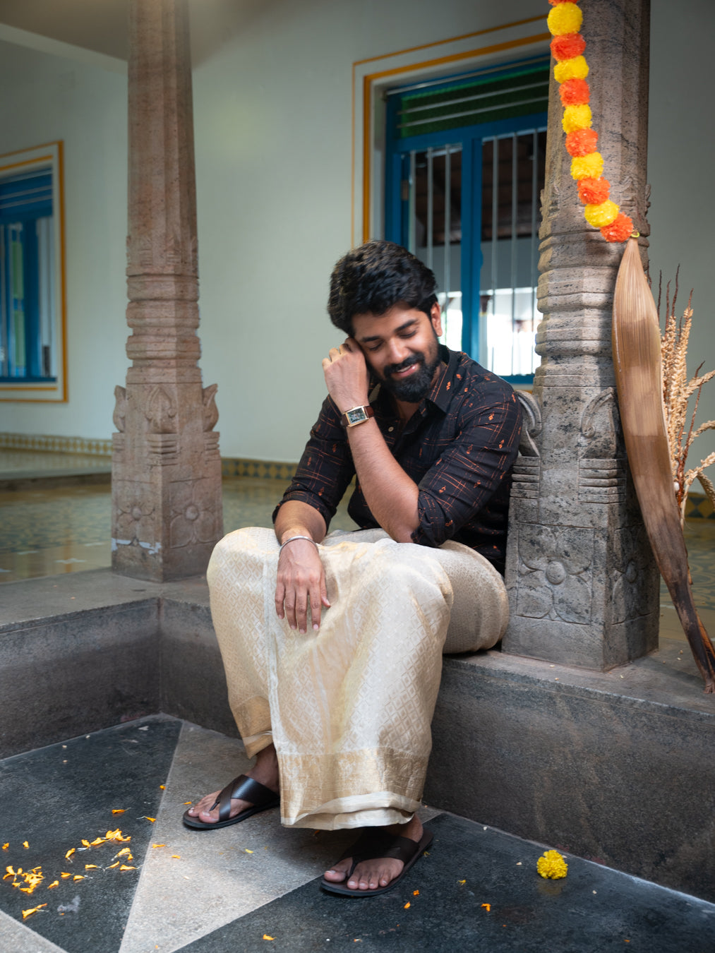 AARAV - Black Checks Shirt