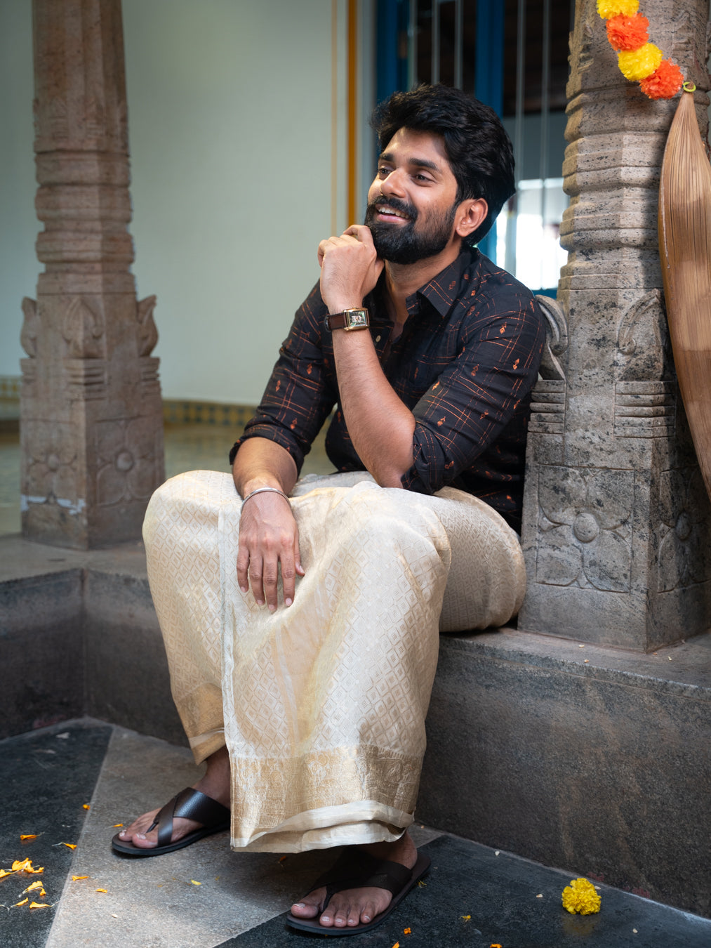 AARAV - Black Checks Shirt