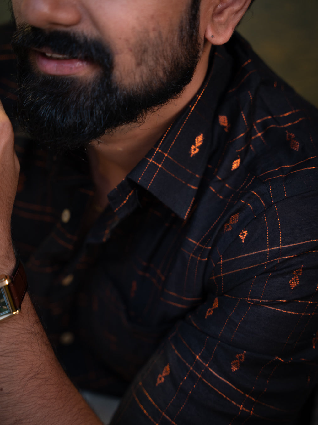 AARAV - Black Checks Shirt