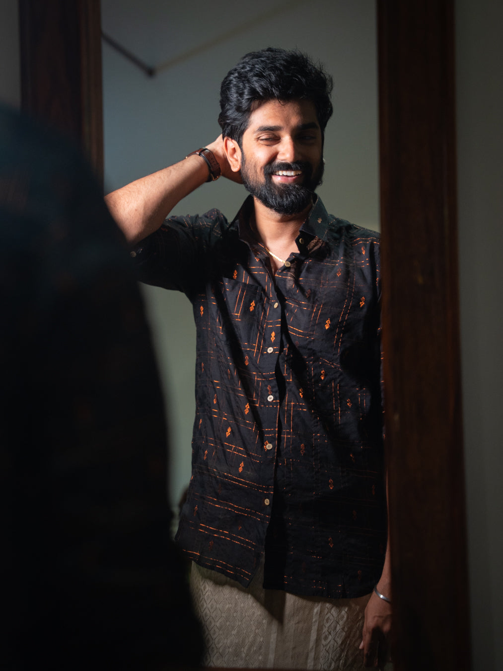 AARAV - Black Checks Shirt