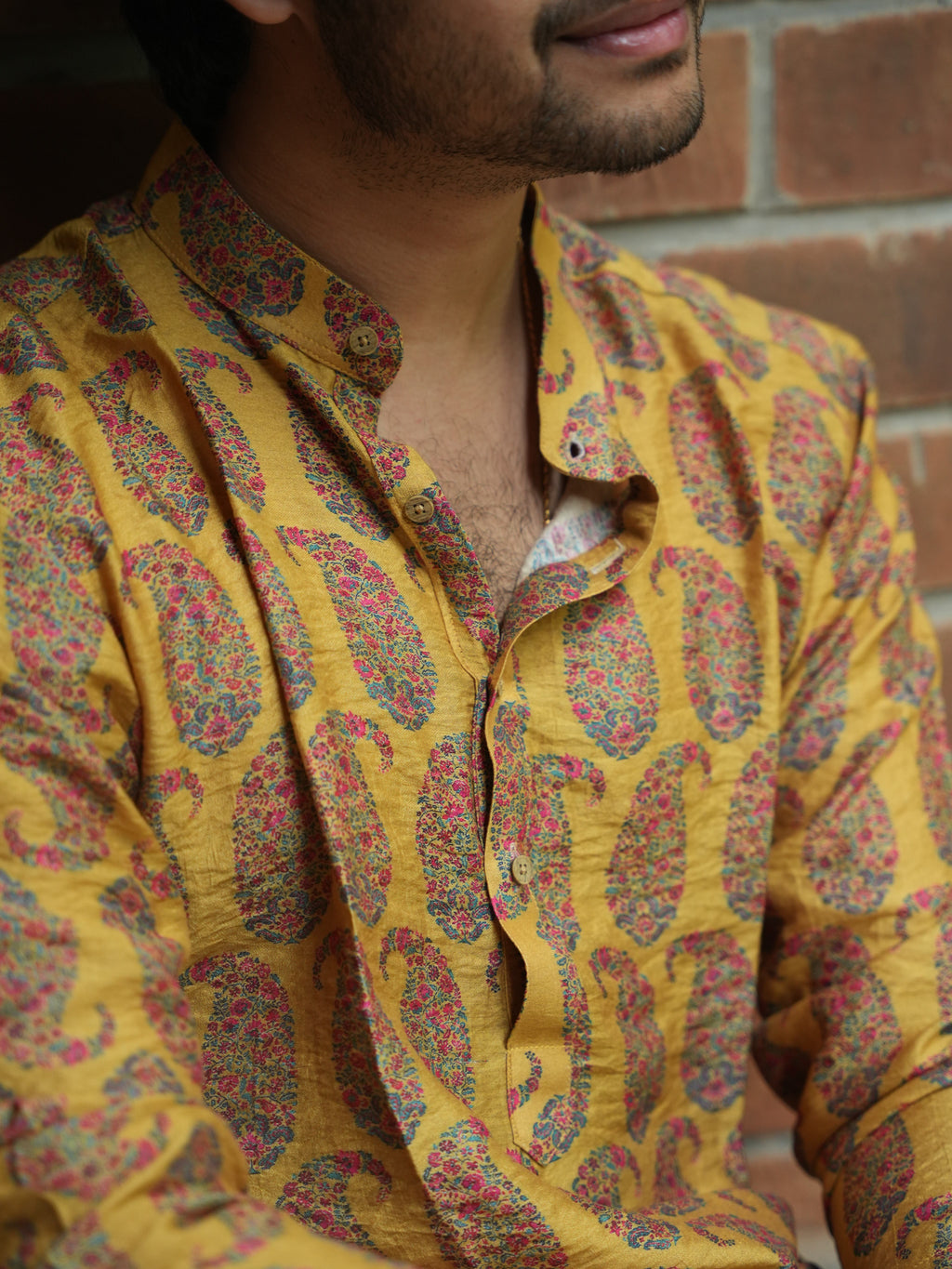 ARYA - Yellow Chanderi Kurta