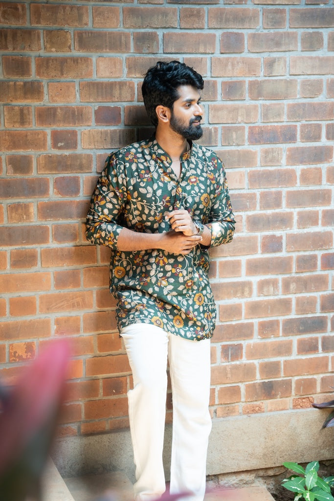 ARYA - Green Chanderi Kurta