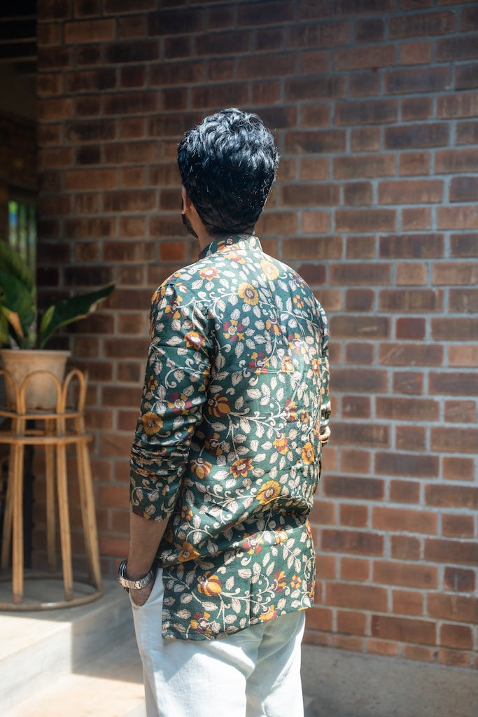 ARYA - Green Chanderi Kurta