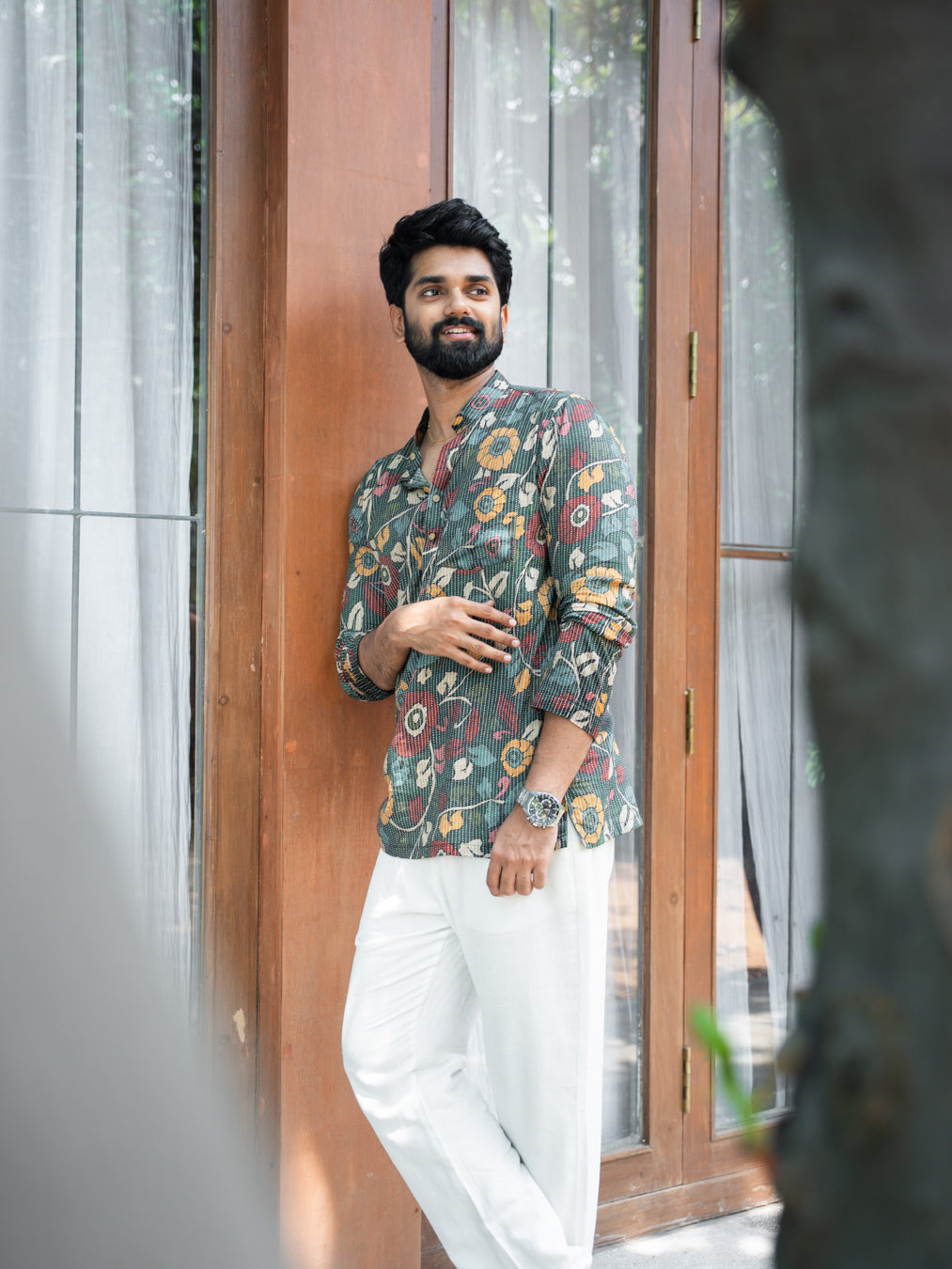 ARYA - Green Kantha Kurta