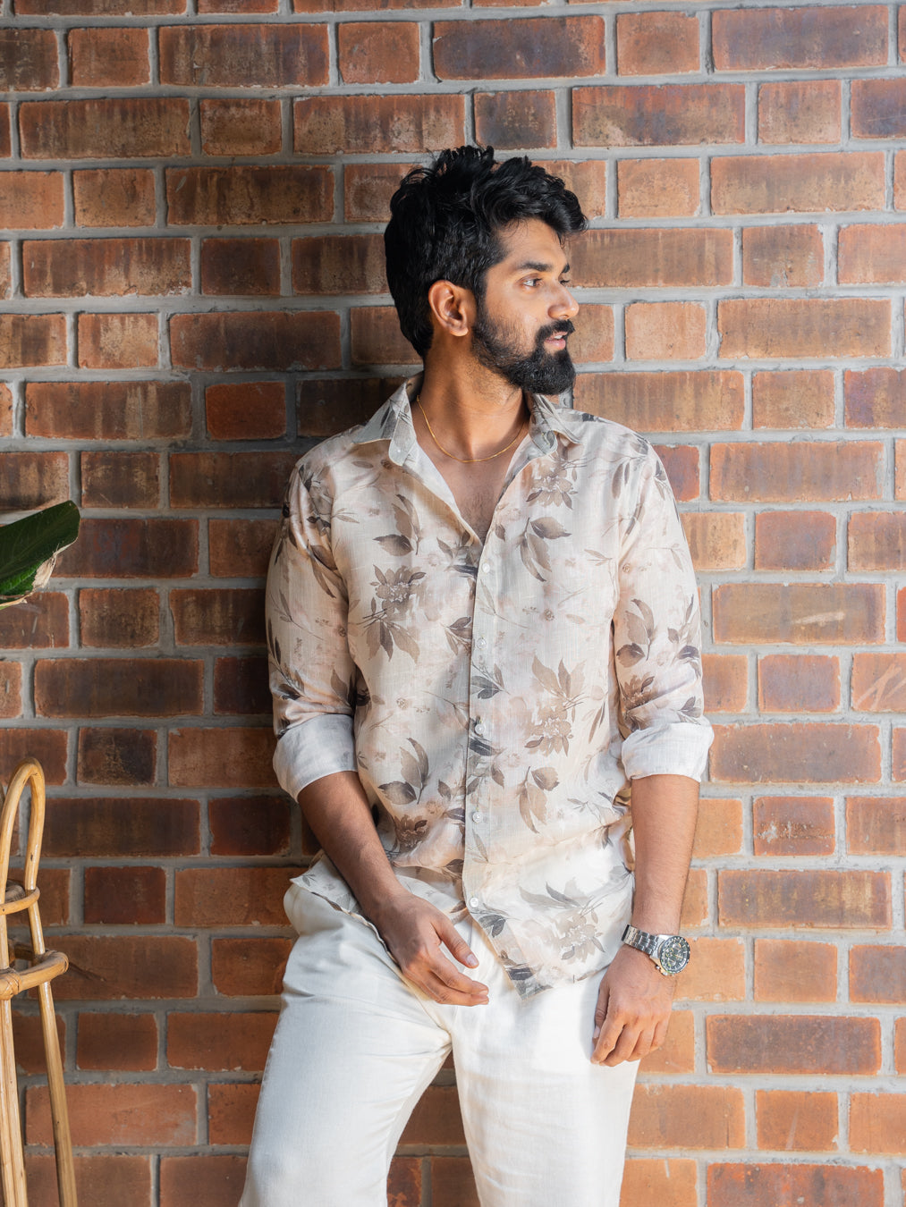 ARYA - Cream Yellow linen