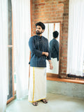 AARAV - Navy Blue Checks
