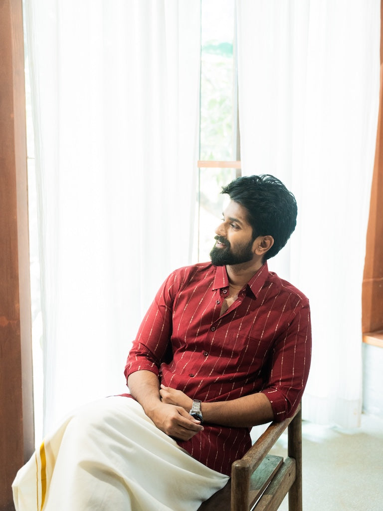 AARAV - Red Stripe Shirt