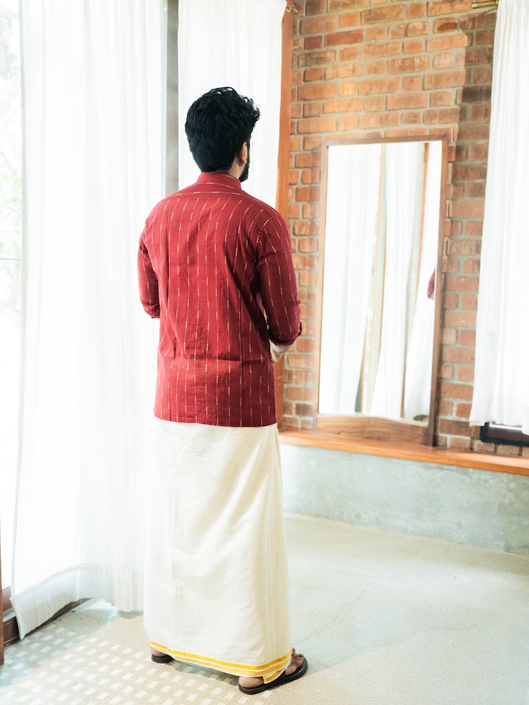 AARAV - Red Stripe Shirt