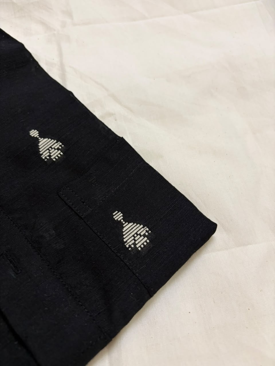 VED - Black Butta Kurta