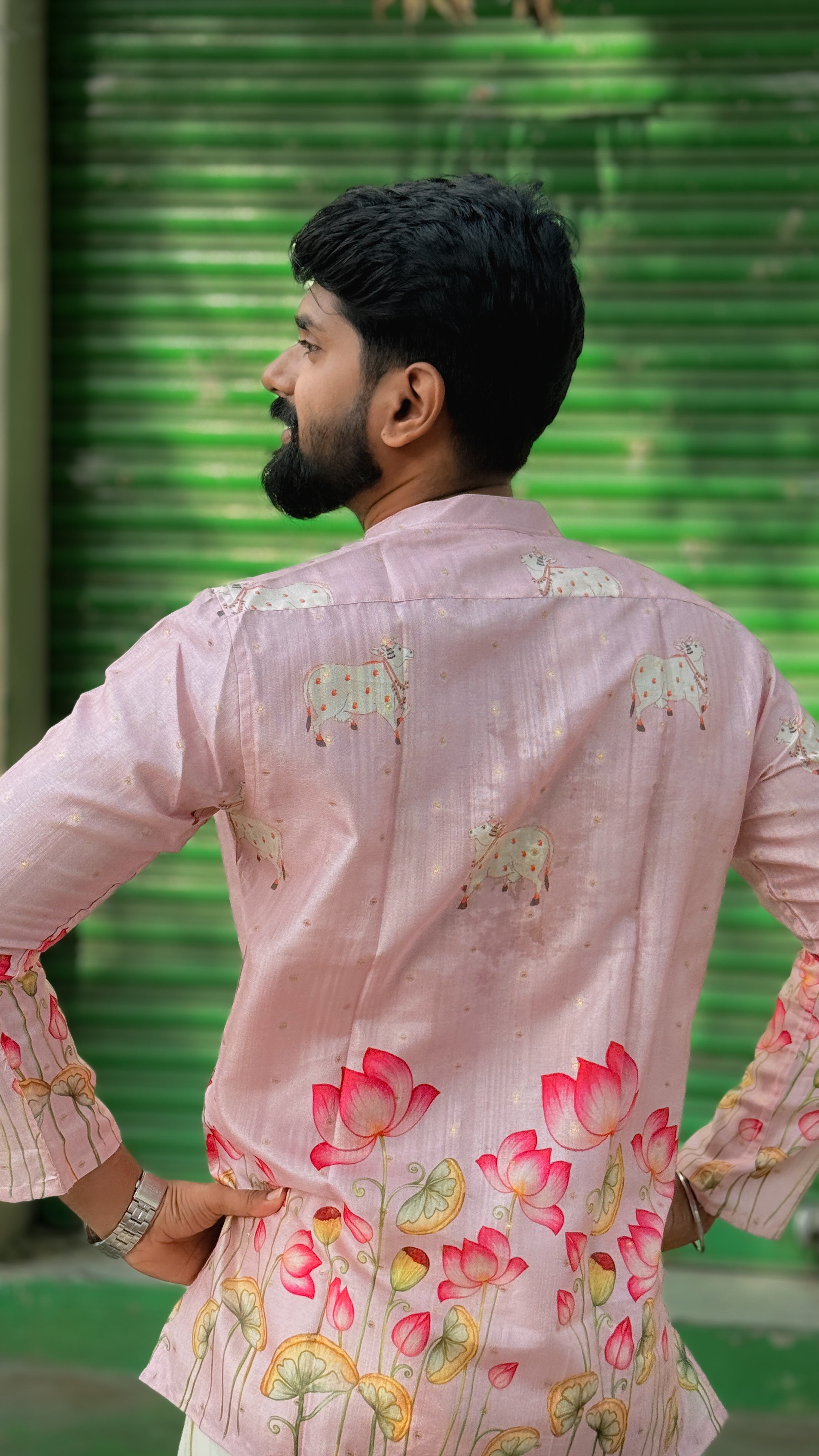 DHRUV - Pichwai Pastel Pink