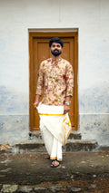 Arsh -  Beige Kalamkari